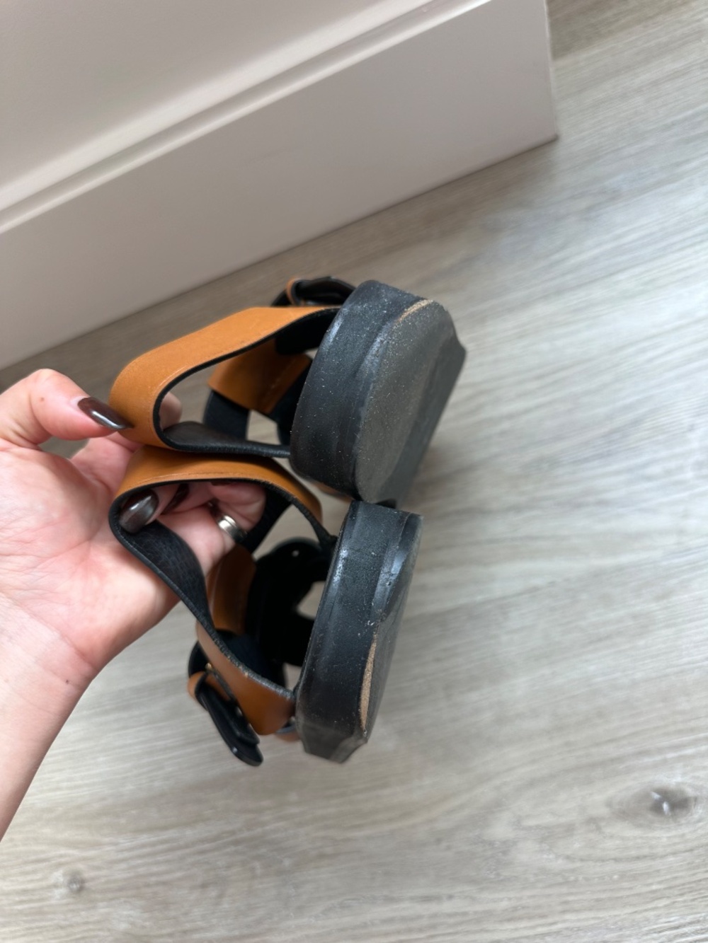 The Row Gaia 2 fisherman sandals brown and black IT 37.5 - Picture 9 of 11
